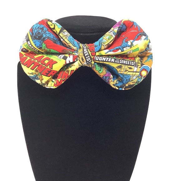 Black Panther Handcrafted Bow Tie - 01 - Comic Book Collection - Picture 5 of 12